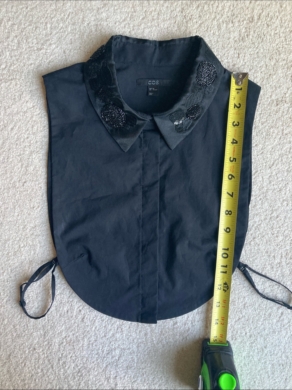 cos collar with beaded and embroidered collar - Picture 7 of 17